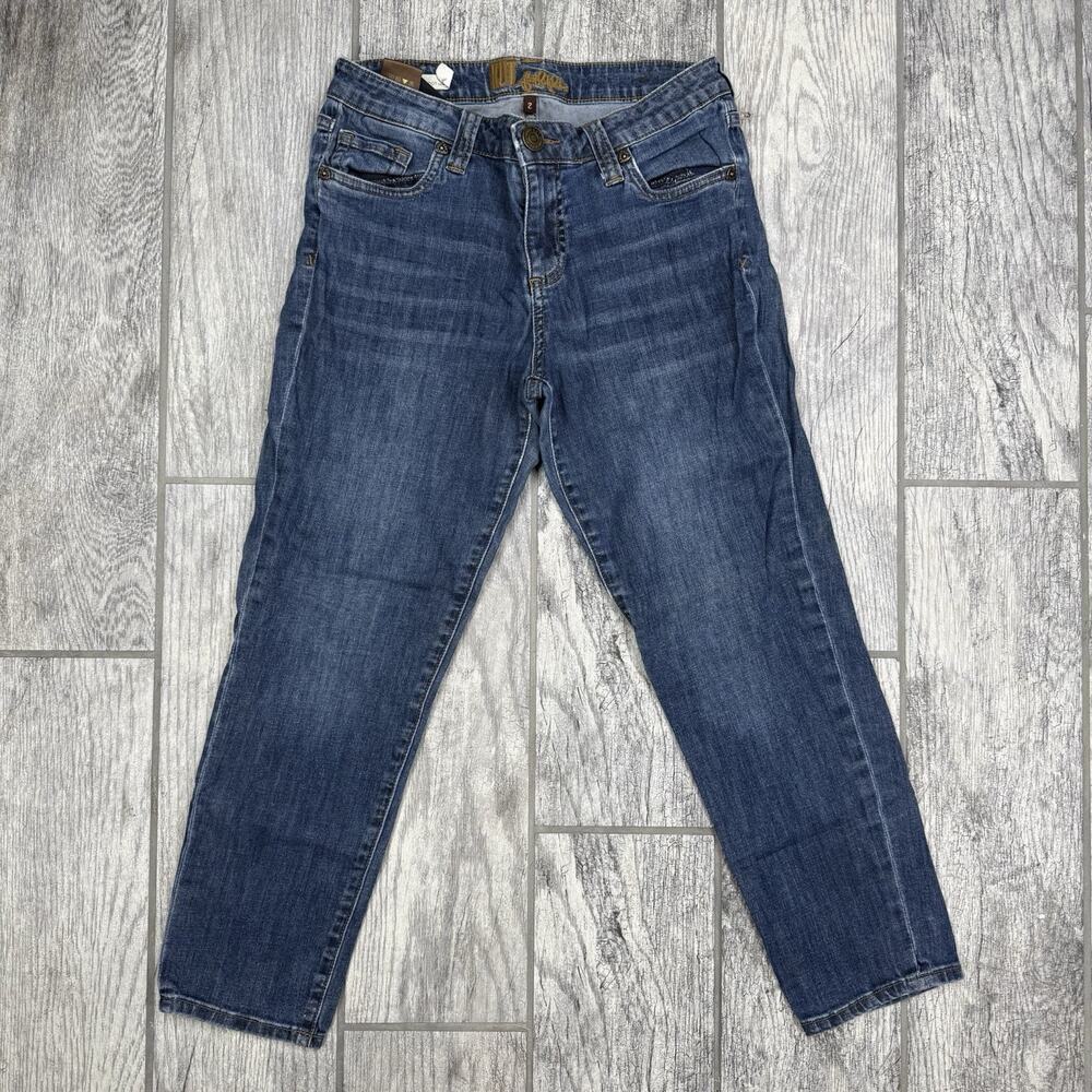Kut from the Kloth Bardot Skinny Boyfriend‎ Jeans Women's Size 2 Blue